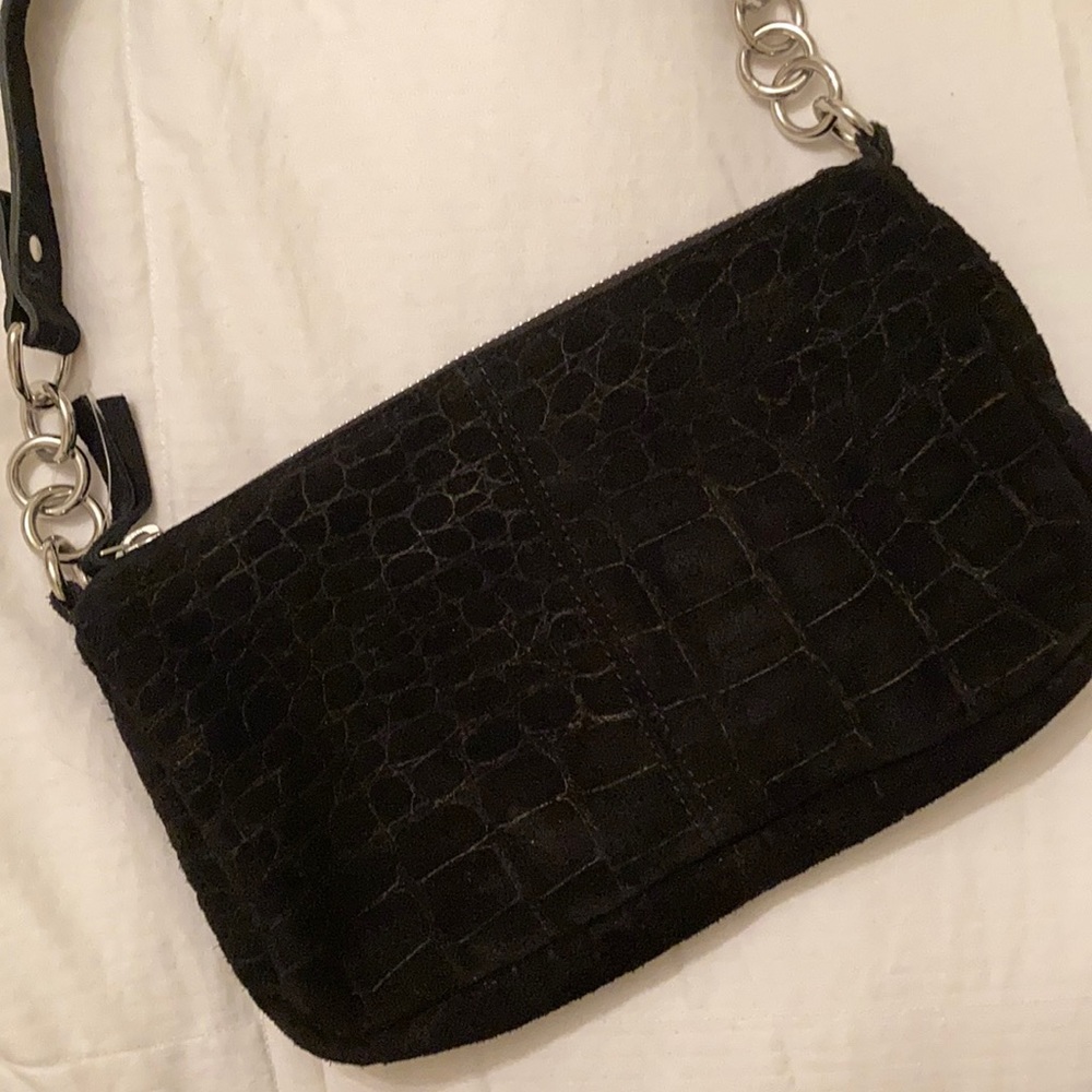 FREE PEOPLE Leather/suede black Handbag